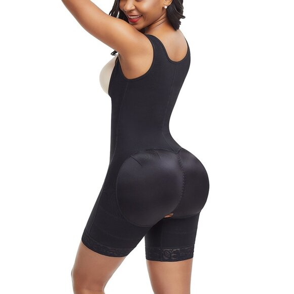 Underbust Front Zipper Post Surgery Tummy Control Fajas Colombianas Shapewear - Picture 5 of 7